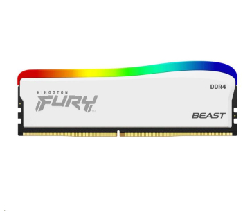 KINGSTON DIMM DDR4 16GB 3600MT/s CL18 FURY Beast Bílá RGB SE