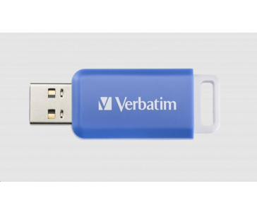 VERBATIM Flash Disk 64GB DataBar USB 2.0 Drive, modrá