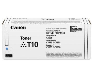 CANON TONER T10 CYAN pro i-SENSYS X C1533i, C1533iF, C1538i, C1538Fi  (10 000 str.)