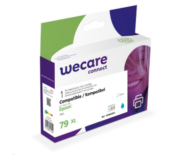 WECARE ARMOR cartridge pro Epson WorkForce Pro WF-5110, 5190, 5620, 5690 (C13T79024010), modrá/cyan, 19,5ml, 2000str