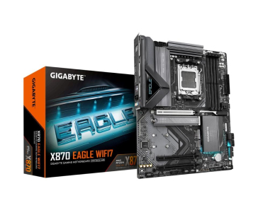 GIGABYTE MB Sc AM5 X870 EAGLE WIFI7, AMD X870, 4xDDR5, 1xHDMI, 2xThunderbolt, WiFi