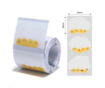 Niimbot štítky T 41x31mm 220ks Emoji pro B21, B21S, B3, B1S