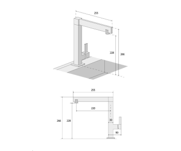 Concept BDG5327bc dřezová baterie, keramická kartuš, úsporný perlátor, granit, černá