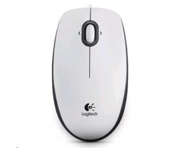 Logitech Mouse B100, white