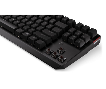 Endorfy herní klávesnice Thock TKL Brown / drátová / USB / brown switch / mechanická / CZ layout / černá RGB