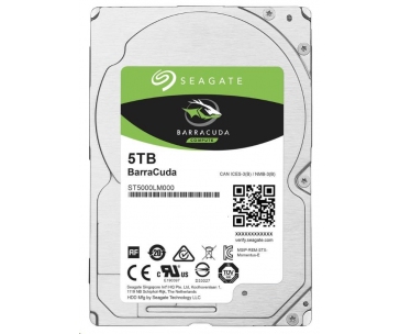 SEAGATE HDD 5TB BARRACUDA, 2.5", SATAIII, 5400RPM, 128MB Cache, 15mm