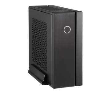 CHIEFTEC skříň Compact Series/mini ITX, IX-03B-OP, Black, Alu, bez zdroje