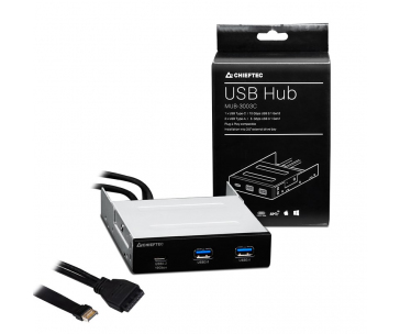 CHIEFTEC MUB-3003C, čelní panel s 1x USB Type-C a 2x USB Type-A