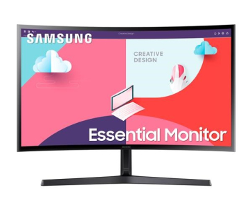 SAMSUNG MT LED LCD Monitor 27" S366C FullHD - Prohnutý 1800R, VA, 1920x1080, 4ms, 75Hz,HDMI,VGA - po opravě