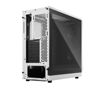 FRACTAL DESIGN skříň Focus 2 White TG Clear Tint, 2x USB 3.0, bez zdroje, mATX