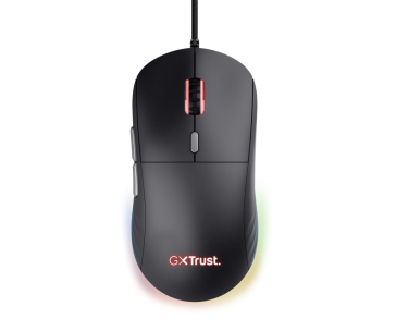 TRUST myš GXT925 Redex II Gaming Mouse, optická, RGB, černá