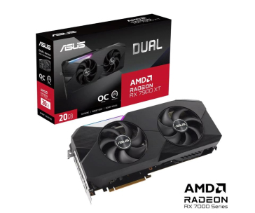 ASUS VGA AMD Radeon RX 7900 XT DUAL, 20GB GDDR6, 3xDP, 1xHDMI