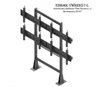 EDBAK VWS2257L - televizní stěna 2x2 Tv do 57"