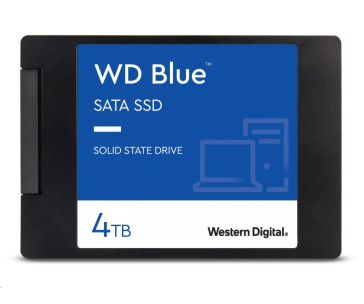 WD BLUE SSD 3D NAND WDS400T3B0A 4TB SATA/600, (R:560, W:530MB/s), 2.5"