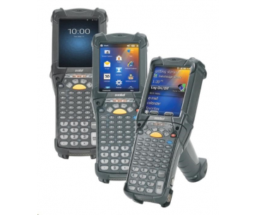 Zebra MC9200 Premium, 1D, SR, BT, Wi-Fi, 5250 Emu., Gun, disp., RFID, IST