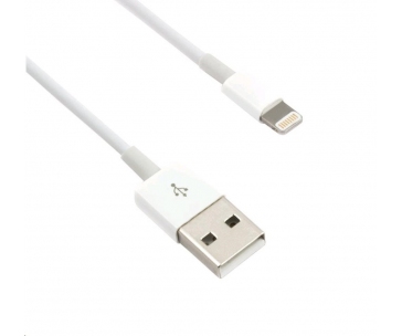 C-TECH kabel USB 2.0 Lightning (IP5 a vyšší) nabíjecí a synchronizační kabel, 2m, bílý