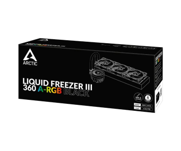 ARCTIC Vodní chladič Liquid Freezer III 360 ARGB, 3x120mm, AM5, LGA1851, černá