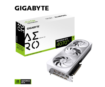 GIGABYTE VGA NVIDIA GeForce RTX 4070 Ti AERO V2 OC 12G, 12G GDDR6X, 3xDP, 1xHDMI