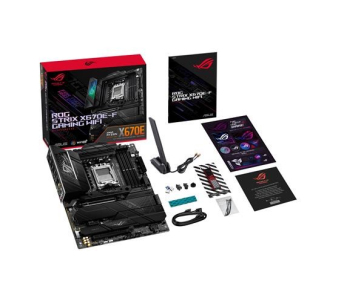 ASUS MB Sc AM5 ROG STRIX X670E-F GAMING WIFI, AMD X670, 4xDDR5, 1xDP, 1xHDMI, WI-FI