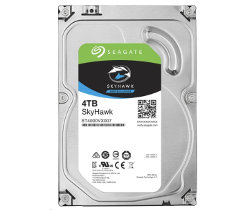 BAZAR - SEAGATE HDD SKYHAWK (SURVEILLANCE) 4TB SATAIII/600 5900RPM, 64MB cache, recertified