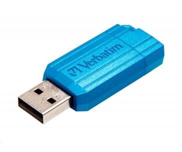 VERBATIM Flash Disk 16GB Hi-Speed Store 'n' Go, Pinstripe, USB 2.0, Caribbean modrá