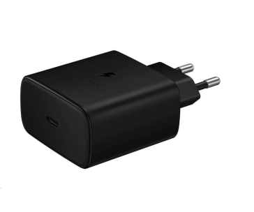 Samsung cestovní nabíječka EP-T4511XBE, Fast Charging 45W, USB-C + datový kabel USB-C, černá