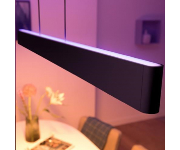 PHILIPS Ensis Svítidlo závěsné, Hue White and color ambiance, 24V, 2x39W integr.LED, Černá