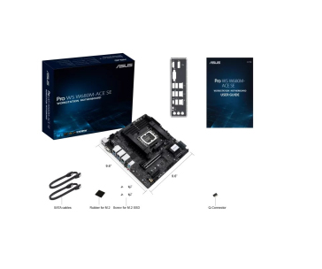 ASUS MB Sc LGA1700 PRO WS W680M-ACE SE, Intel W680, 4xDDR5, 1xDP, 1xHDMI, 1xVGA, 1xmATX