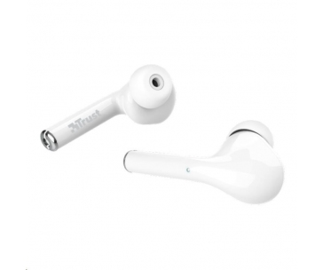 TRUST sluchátka NIKA Touch Bluetooth Wireless Earphones, white/bílá