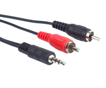 PremiumCord kabel Jack 3.5mm - 2xCINCH, M/M, 1,5m