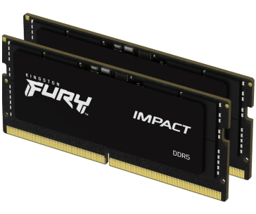 KINGSTON SODIMM DDR5 32GB (Kit of 2) 6000MT/s CL38 FURY Impact XMP