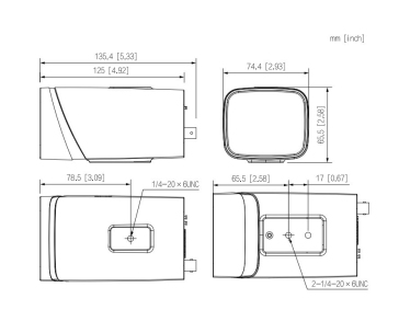 Dahua IPC-HF5442E-E, IP kamera, 4Mpx, 1/1,8" CMOS, 30fps, ePoE, H.265