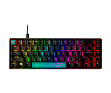 HyperX 65 Alloy Origins AQU Gaming Keyboard-US - Klávesnice