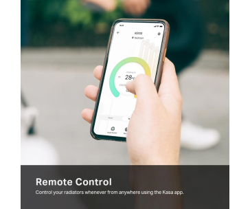TP-LINK Kasa KE100 Inteligentní termostatická radiátorová hlavice Kasa