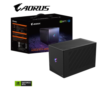 GIGABYTE Externí VGA NVIDIA GeForce RTX 4090 AORUS GAMING BOX 24G, RTX 4090, 24GB GDDR6X, 3xDP, 1xHDMI, 1xThunderbolt