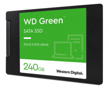 WD GREEN SSD 3D NAND WDS240G3G0A 240GB SATA/600, (R:500, W:400MB/s), 2.5"