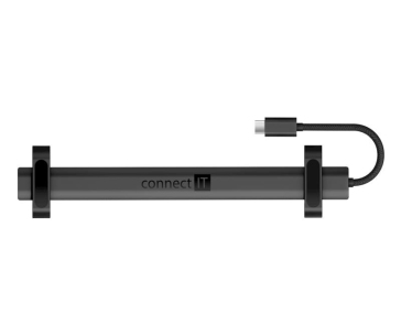 CONNECT IT Dokovací stanice USB-C, 10v1 (1xHDMI), externí, šedá