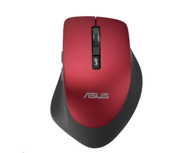 ASUS WT425 Mouse, laserová, bezdrátová, červená