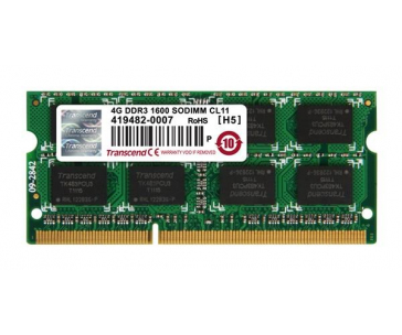 TRANSCEND SODIMM DDR3 4GB 1600MHz 256Mx8 CL11 JetRam™ Retail