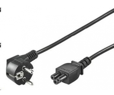 PREMIUMCORD Kabel napájecí 230V pro NTB (3pin, Schuko, trojlístek) 1m