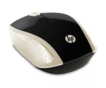 HP myš - 200 Mouse, Wireless, Silk Gold