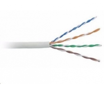 UTP kabel LYNX, Cat5E, drát, LS0H, Dca, šedý, 305m