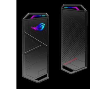 ASUS ROG STRIX ARION SSD NVME AURA case, USB-C 3.2, M.2 NVMe SSD kovový box, délka 30-80 mm, AURA RGB