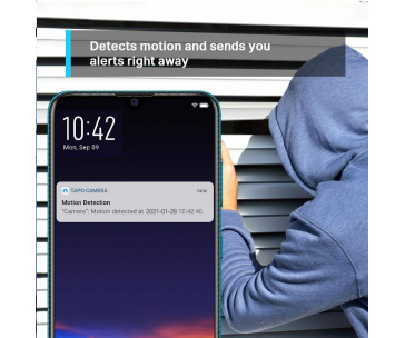 TP-Link Tapo C210 domácí/indoor kamera (3MP, 1296p, IR 10m, WiFi, micro SD card)