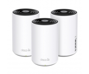 TP-Link Deco XE75(3-pack) WiFi6E Mesh (AXE5400, 2,4GHz/5GHz/6GHz,3xGbELAN/WAN)