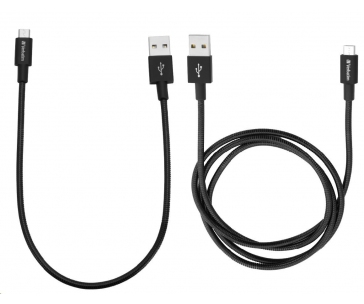 VERBATIM kabel Micro B USB Cable Sync & Charge 100cm (Black) + Verbatim Micro B USB Cable Sync & Charge 30cm (Black)