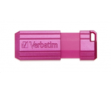 VERBATIM Flash Disk 32GB Hi-Speed Store 'n' Go, Pinstripe, USB 2.0, Hot růžová