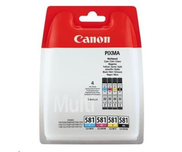 Canon CARTRIDGE CLI-581 C/M/Y/BK MULTI-PACK pro PIXMA TS615x, TS625x, TS635x, TS815x, TS825x, TS835x, TS915x (200 str.)