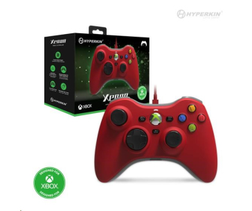 Hyperkin Xenon Wired Controller for Xbox Series|One/Win 11|10 (Red) Licensed by Xbox