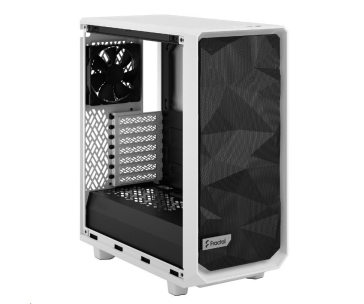 FRACTAL DESIGN skříň Meshify 2 Compact White TG Clear Tint, USB 3.1 Type-C, 2x USB 3.0, bez zdroje, mATX